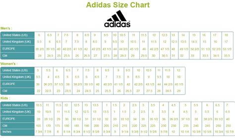 tallas de adidas|adidas shoe size chart.